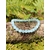 Bracelet Aigue-Marine 6 mm sur branche couverte de mousse, perles bleu clair naturelles, apaisement émotionnel et expression plus fluide.