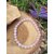Bracelet quartz rose 6 mm sur rondin de bois avec herbes vertes et papillon coloré, douceur affective, réconfort émotionnel et paix du cœur