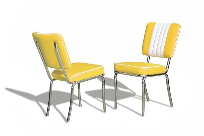 chaise-retro-jaune