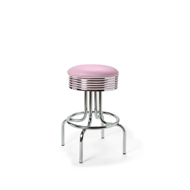 tabouret-chrome-airline-66wp-rose-lilas-retro