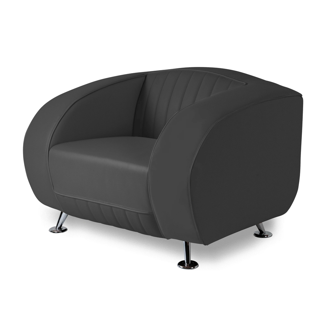 canape-1-place-delucas-vinyle-retro-noir