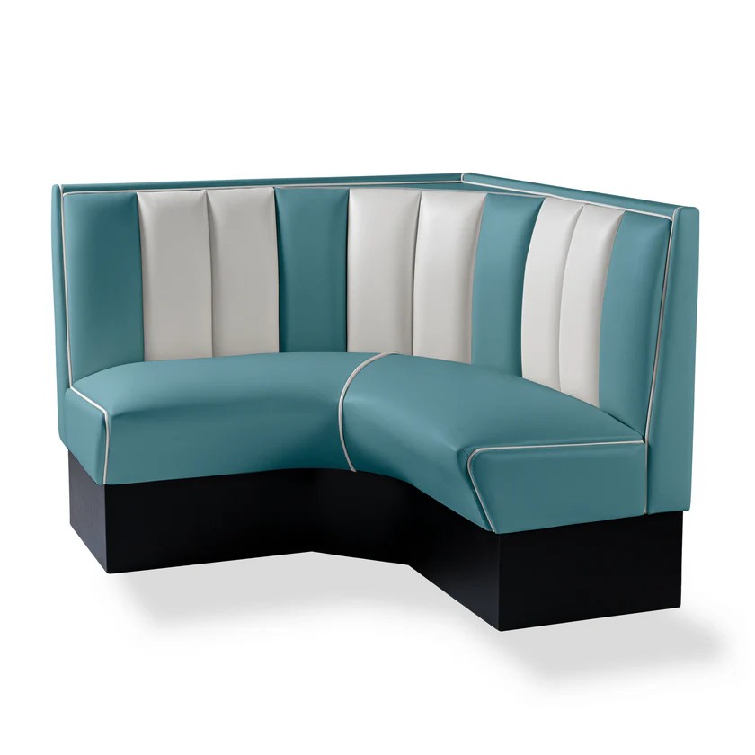 banquette dangle de Diner américain bleu
