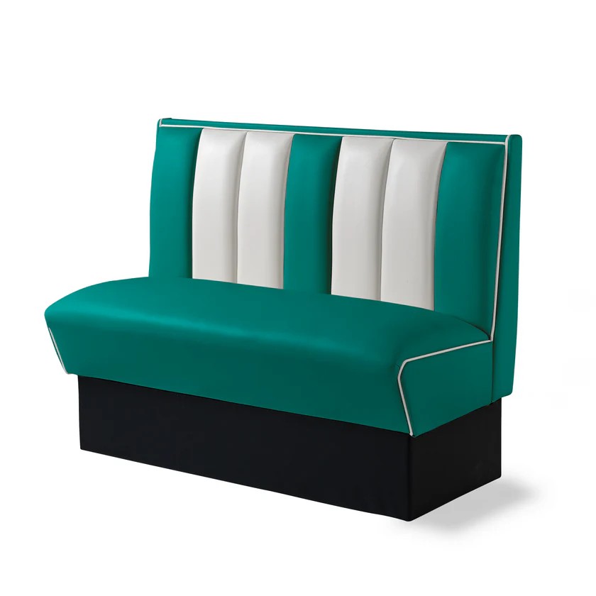 banquette de cuisine rétro Bel Air vert pétrole