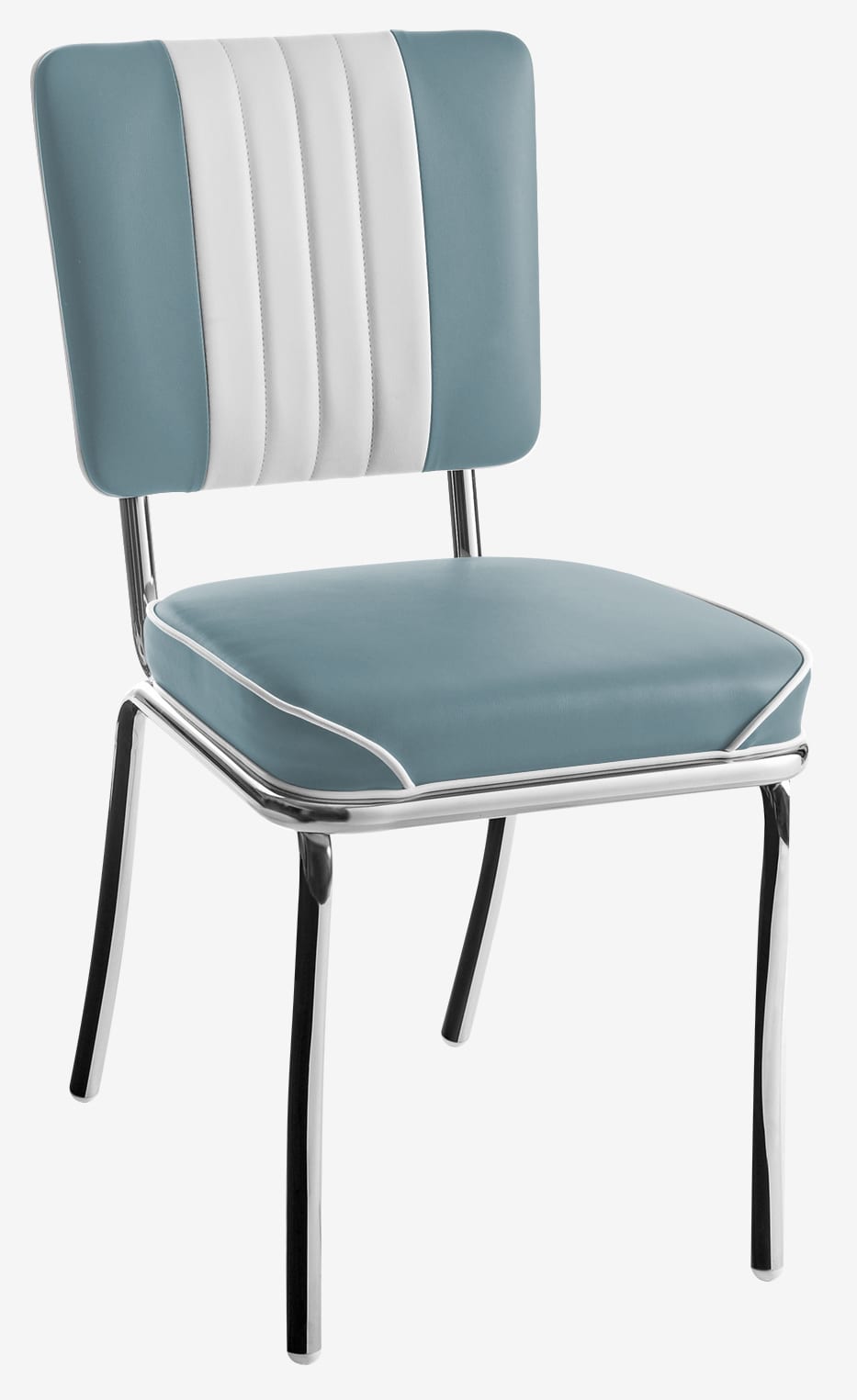 chaise rétro New-york bleu poudre