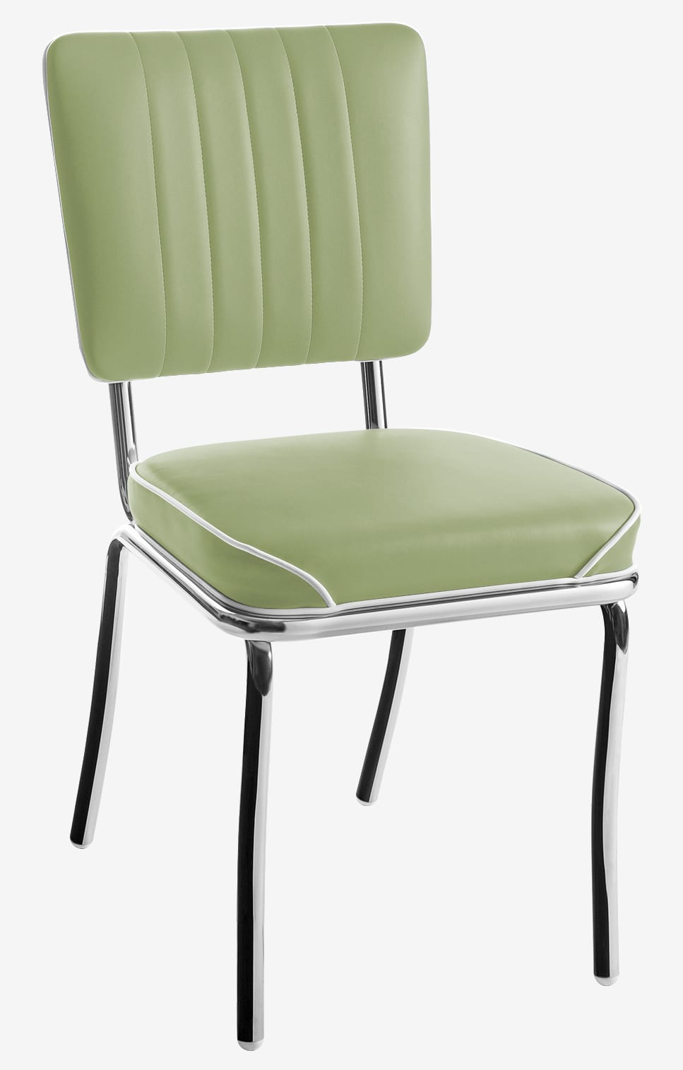 chaise de cuisine los angeles similicuir pistache