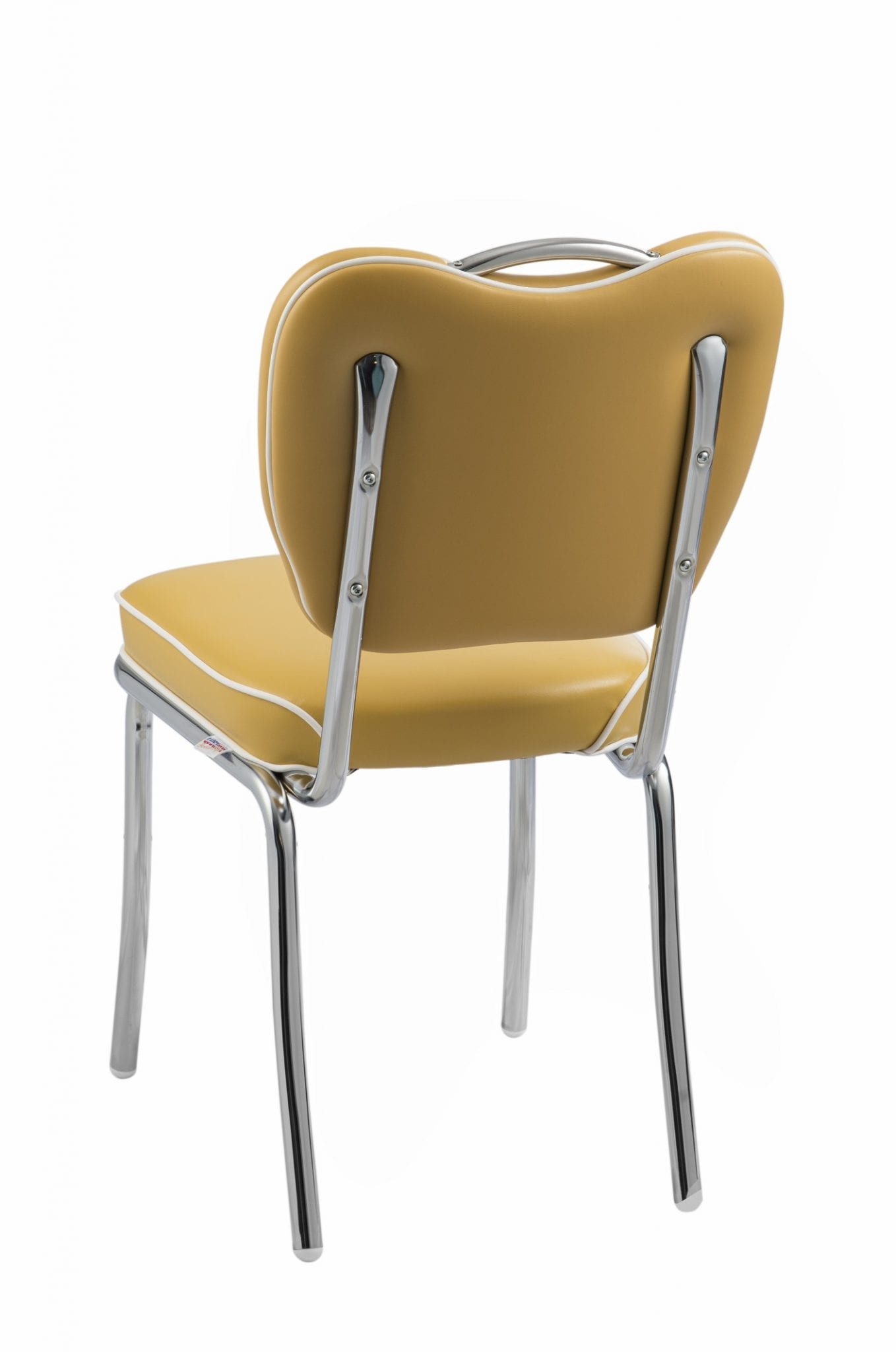 chaise Lexington chromée vinyle vintage