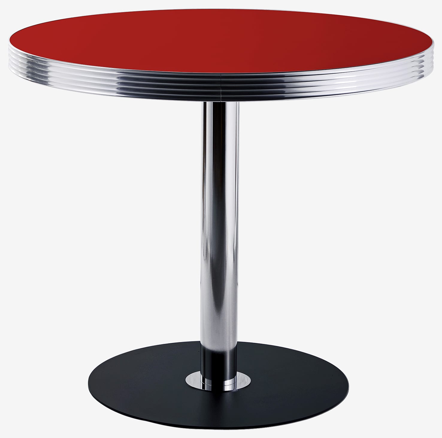 table ronde vintage de terrasse san francisco ronde rouge fraise