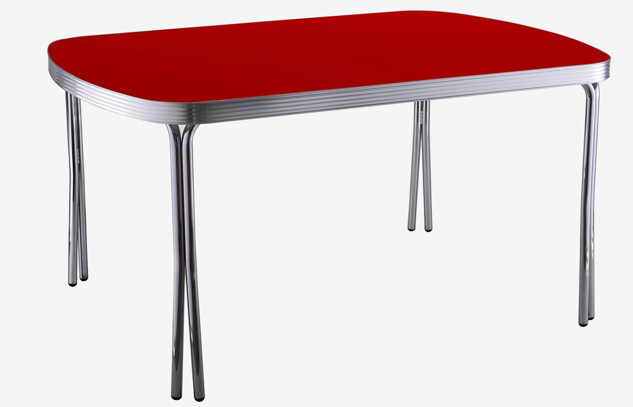 table de cuisine vintage chromée charlotte 50s diner
