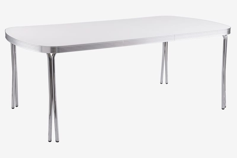 table de cuisine extensible rétro Riverside blanche