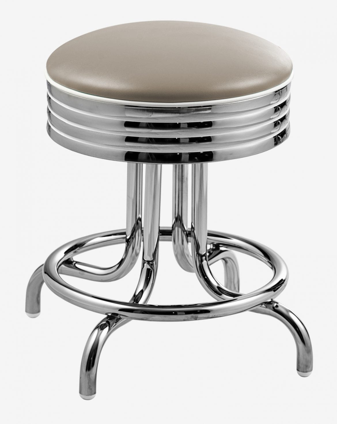 tabouret de cuisine vintage st-louis beige