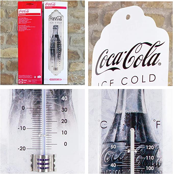 thermomètre coca-cola blanc coke