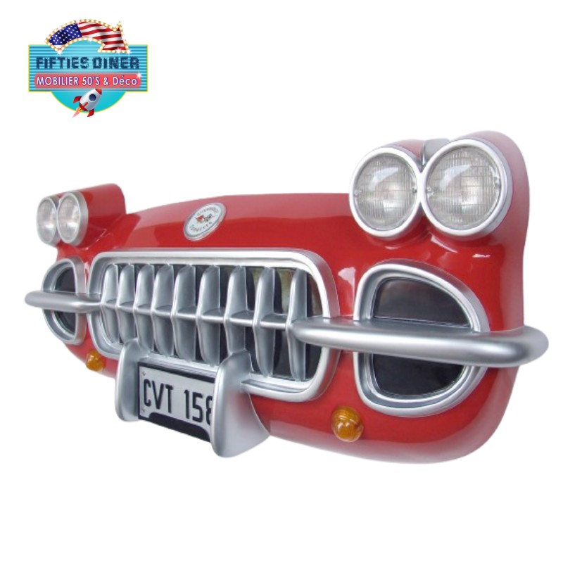 face avant de voiture américaine corvette 1958