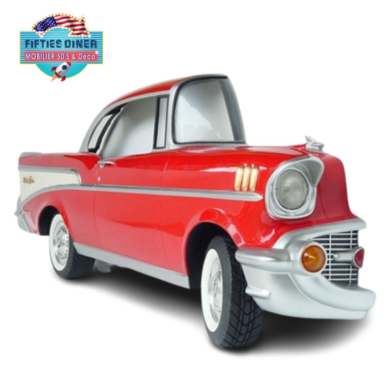 demi voiture américaine murale vintage 50s