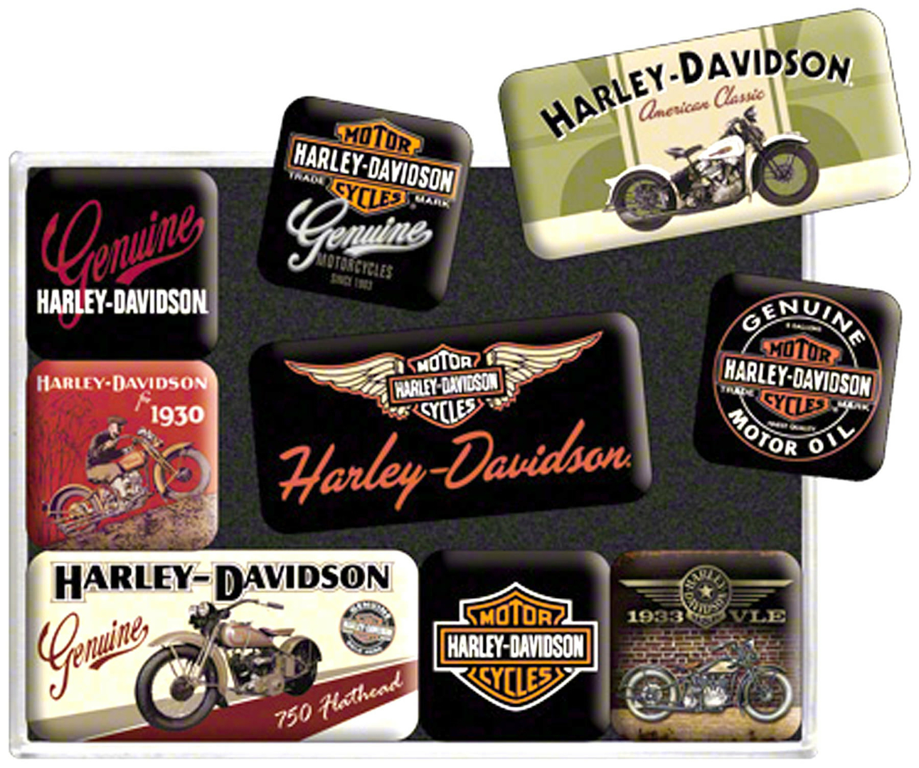 magnets-harley-davidson-retro-vintage