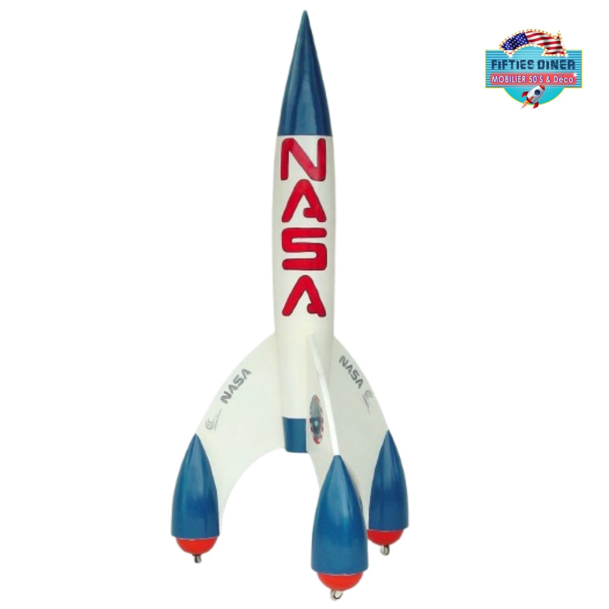statue en résine dune fusée américaine de la Nasa