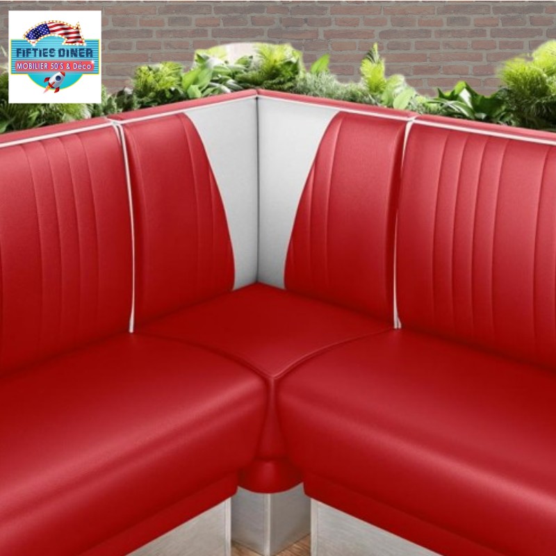 banquette D4ANGLE de cuisine rétro Boston