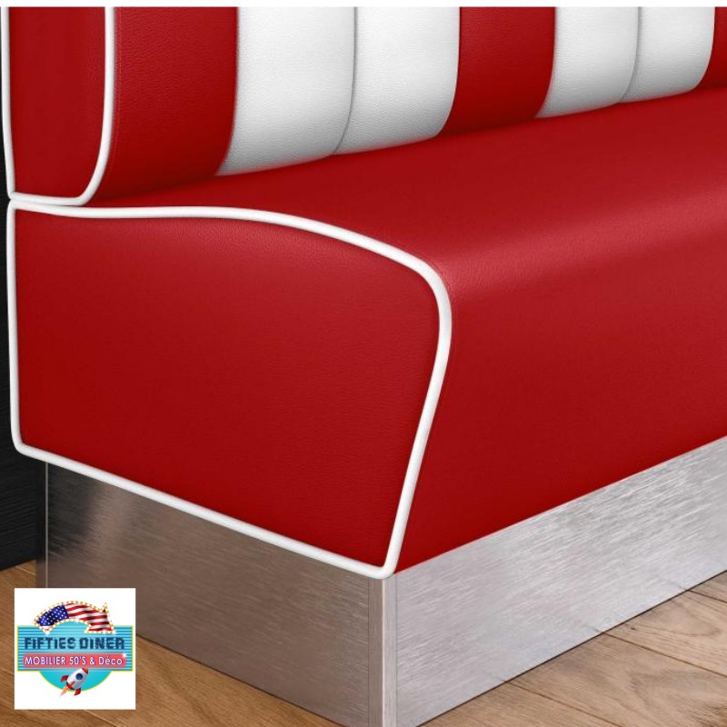 banquette de Diner américain pour cuisine en vinyle résistant