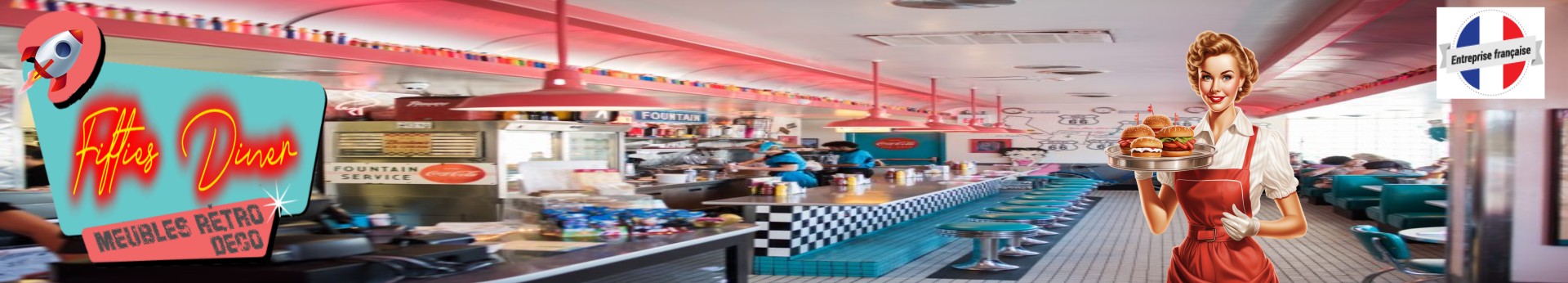 fifties diner meubles retro americains