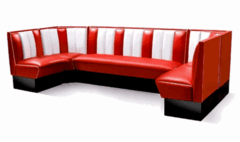 bel air ensemble banquettes diner booth en u multi couleur gif2