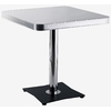 table de Diner américain Kansas en stratifié blanc