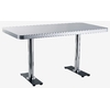 table longue de cuisine rétro Oceanside blanche