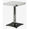 table vintage carrée de cuisine Worcester stratifié blanc