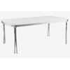 table de cuisine extensible rétro Riverside blanche