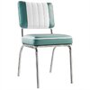 chaise de Diner américain pas cher turquoise
