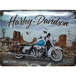 plaque-deco-harley-route-66