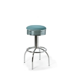 tabouret-de-bar-pivotant-retro-chrome-comet-bleu