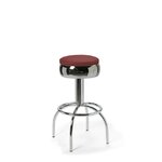 tabouret-de-bar-chrome-comet-stacks-rouge-retro