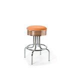 tabouret-de-bar-pivotant-chrome-airline-66wp-orange-en-vinyle