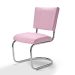 chaise-retro-50-s-de-diner-rose-lilas