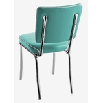 chaise vintage Diner los angeles turquoise