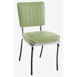 chaise de cuisine los angeles similicuir pistache