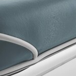 chaise de cuisine Lexington avec passepoil blanc
