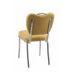 chaise Lexington chromée vinyle vintage