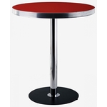 table haute de terrasse Seattle laquée rouge