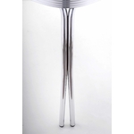 pieds de table à manger rétro 50s chromé