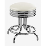 tabouret américain saint-louis ivoire en vinyle
