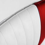 detail des coutures tabouret pivotant Portland bicolore