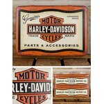 boite de rangement à sucre harley davidson nostalgic art rétro