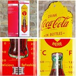 thermomètre coca-cola bottles vintage