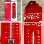 thermomètre coca-cola rouge vintage