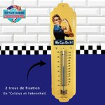 thermomètre vintage rosie la riveteuse we can do it