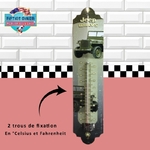 thermomètre vintage Jeep Willys en métal