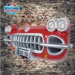 calandre murale en résine chevrolet corvette 1958