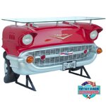 bar chevrolet Bel Air rouge en résine