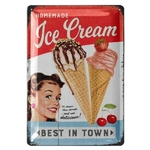 plaque vintageaméricaine homemade ice cream