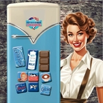 pack de magnets milk and chocolate vintage